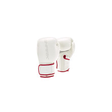Unisex Hite Shark Pro Training Sparring, Dx Lenta Pu Hide Leather Muay Thai Mma Kickboxing He Boxing Gloves, White, 14oz