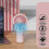 Ears Mini USB Rechargeable Foldable Hand Fan Pink Portable 3