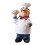 White Resin Chef Kitchen Table Centrepiece Home Cake Shop Decoration (1Pcs) 1