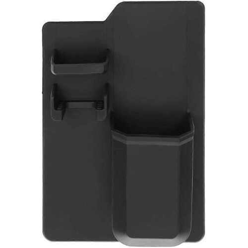 Adhesive Silicone Toothbrush Toothpaste Wall Mount Razor Hanger Black Bathroom 1Pc