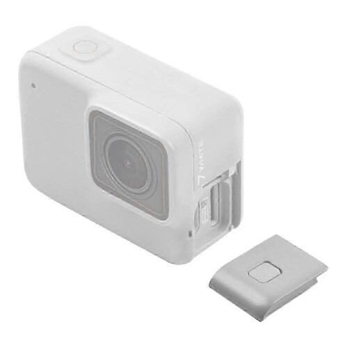 Cache de porte d'interface latérale de remplacement blanc pour GoPro HERO7 - Pièce de rechange blanche