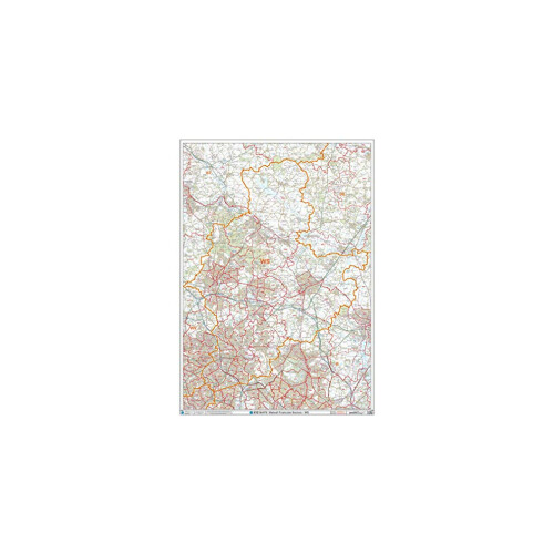 Walsall - WS- Postcode Wall Map - Paper