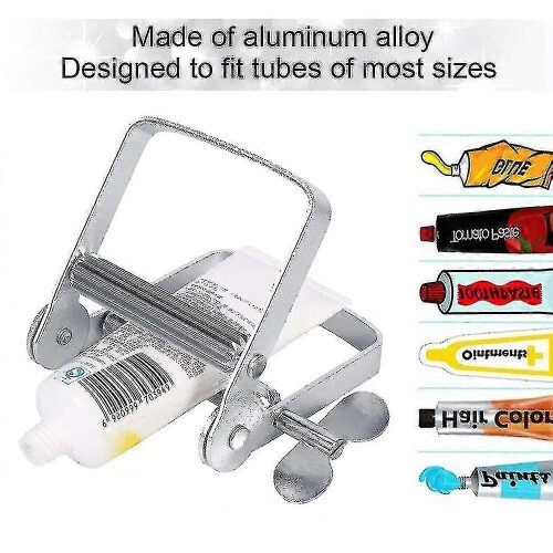 Stainless Steel Metal Tube Wringer Toothpaste Squeezer Roller Dispenser Tool 1