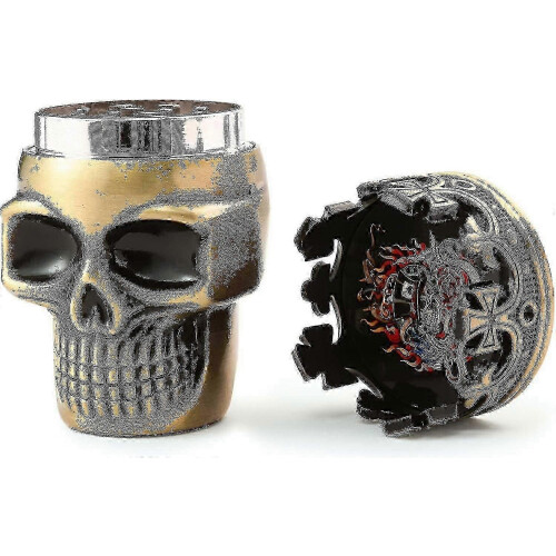 Skull Spice Grinder 1.7 Inch Great Gift Idea 1