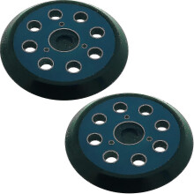 125mm 2x8 Hole Orbital Sander Pad 2 Pack for Makita M9204 Bo5030 Bo5031 Dbo180