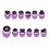 12-Piece Fruit Veggie Cutter Set Butterfly Embossing Biscuit Mold 1