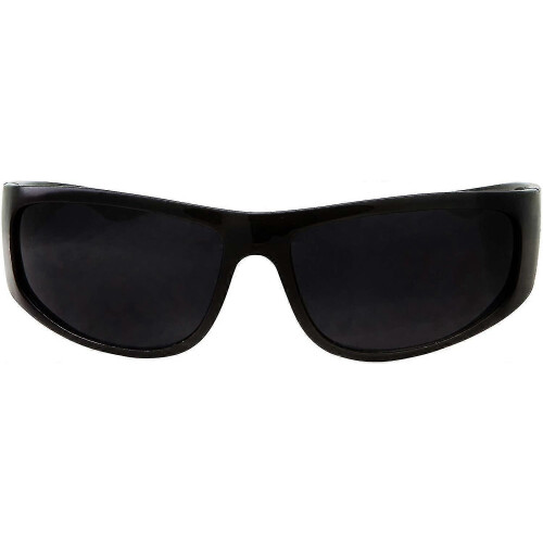 Ultra Dark Wrap Sunglasses for Biker Riders Style Frame zy 1