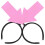 pezzi Fascia per capelli con freccia rosa, accessorio per costume originale per feste a tema 5