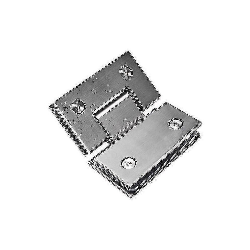 Premium 135 Degree Frameless Shower Hinge Bracket 304 Stainless Steel 2Pcs 4052611294107