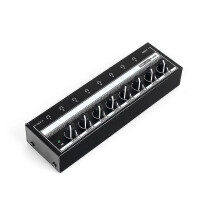 Amplificador estéreo de audio HP ultracompacto Ha800 de 8 canales para mezclador de música y grabación.