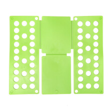 (green) Clothes Folding Board for T-Shirts and Shirts, Saves Wardrobe Space, Includes Hanging Hole