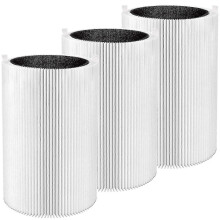 Triple Pack Blue Pure 411 3-in-1 HEPA Replacement Filters for Air Purifier