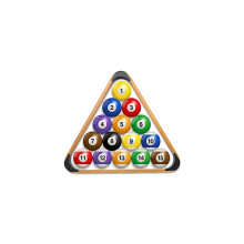 Wooden Billiard Ball Rack Solid Triangle Rack Pool Ball Racks Triangle Billiard Ball Racks Triangle Rack
