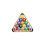 Wooden Billiard Ball Rack Solid Triangle Rack Pool Ball Racks Triangle Billiard Ball Racks Triangle Rack 1