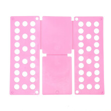 (pink) Clothes Folding Board for T-Shirts and Shirts, Saves Wardrobe Space, Includes Hanging Hole