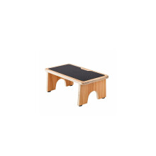 Wooden Portable One Step Stool Kids Potty Training Stool Foot Step Stool compatible with Kitchen, Bedroom, Living Room, Bathroom,300lbs (Natural)