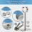 Ceiling Mount Bracket 32mm Dia Wardrobe Pipe Rod Lever Support Holder Pipe Flan 4