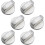 6 Pack Universal Metal Stove Knobs 6mm Knobs for Gas Cooker Oven Hob 1