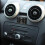 Tiny Square Black Dashboard Clock Adhesive Decorative for Car 4