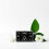 Tiny Square Black Dashboard Clock Adhesive Decorative for Car 5