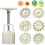 DIY 7pcs Bath Bomb Mold Set - 1 Press & 6 Stamps Tool Cy 1