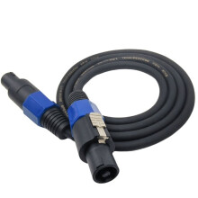 10m Audiokabel Speakon Mannelijke Naar Mannelijke Kabel Professionele Koperen Draad DJ Luidspreker Kabel 10m met Twist Lock