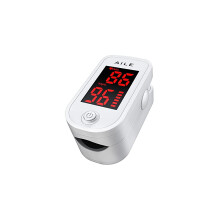 [2023] AILE Pulse Oximeter Oxygen Monitor Finger Adults Accurate Fast Easy Larger Red Screen Blood Saturation Monitor with Lanyard Oxymetre Sats