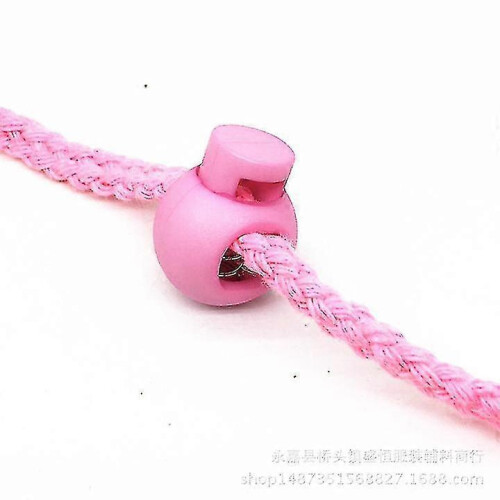 10pcs Plastic Double Holes Spring Cord Locks Oval Toggle for Drawstrings Cord Ends Fastener 2