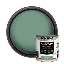 (Muted Jade) Ronseal One Coat Everywhere Matt Paint 2.5L