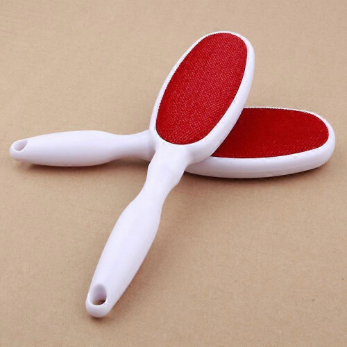 Portable Magic Velvet Lint Remover Double Sided Reusable 3Pcs White 2