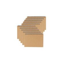10 PCS A5 Rollover Sketchbook, Spiral Bound Sketchbook with 60 Pages /30 Sheets, A5 Drawing Pad compatible with Artist Painting