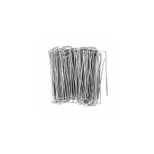 100xArtificial Grass Turf U Pins Metal Galvanised Pegs Staples Weed 100mm length …