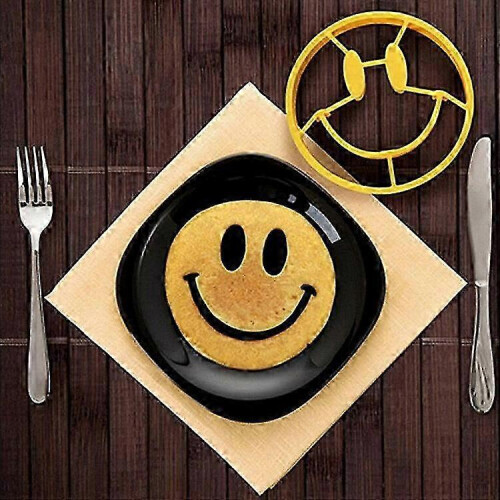 Fun Smiley Silicone Omeletter DIY Egg Mold for Cake Creative Home Baking Tools 2