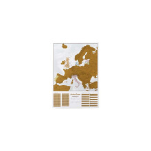 Scratch Off Map of Europe - Color Europe Wall Map - Scratch Off - 23 x