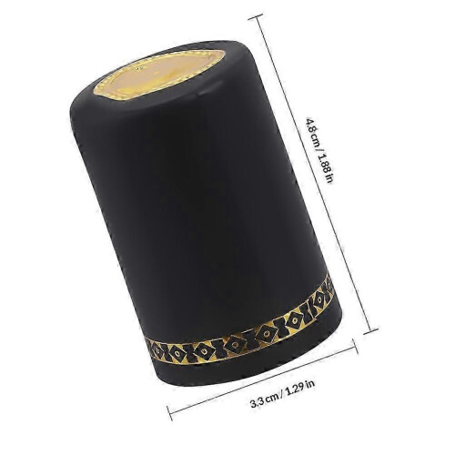 150 Pcs Black PVC Heat Shrink Caps for Shrink Tops 1