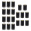150 Pcs Black PVC Heat Shrink Caps for Shrink Tops 3