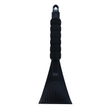 1Pcs Black Winter Car Snow Shovel With Ergonomic Handle For Windshield De-Icing Snow Removal Sweeping