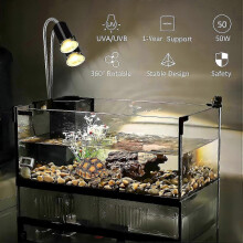 (75W) Lampada riscaldante per rettili con luce UVA UVB, confezione da 4 lampadine da 25W, 50W e 75W per gabbie di tartarughe e anfibi