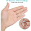 8Pcs Invisible Ring Sizer Adjuster Set for Loose Rings Universal Fit Assorted Sizes 5