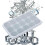 Gray DIY Silicone 15-Cavity Ice Tray Pudding Chocolate Mold with Lid 5