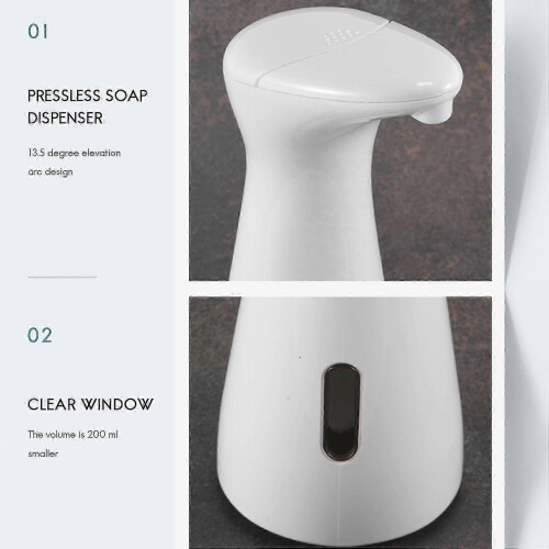 Infrared Sensor Automatic Soap Dispenser Pressless Touchless Hand Wash Dispenser 2