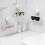 Sturdy Quality Plastic Suction Cup Glasses Holder Seamlessly Fits Modern Household Decor 2