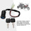 Universal 4-Pin Ignition Key Switch Replacement for 50-125cc ATV Dirt Bikes 5