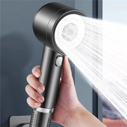 Pressurized Filter Shower  4 Modes Super Strong Household Shower  Purification Filter Shower  Grey 2