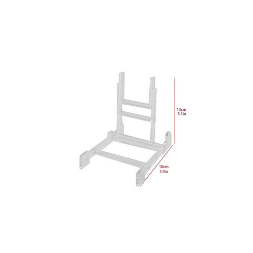 Two Part Adjustable Clear Acrylic Plastic Display Stand Easel (set of 5) 2