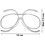 Universal Ski Snowboard Goggles Rx Prescription Insert Optical Frame Adaptor 4