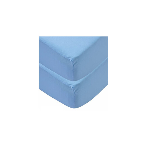 - 2 x Cot Bed Fitted Sheets 100% Cotton Very Soft (70 x 140 cm) 1