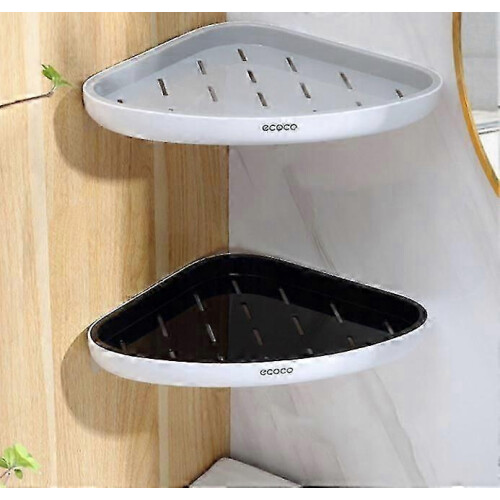 2 Ecoco Corner Shower Shelves for Bathroom Rustproof Storage 2