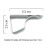 Adjustable Stainless Steel Tablecloth Clip Clamp 12Pcs Silver for Kitchen Dining Table 2