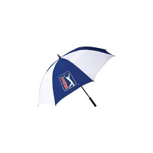 Windproof Golf Umbrella, Blue,White, 62-Inch